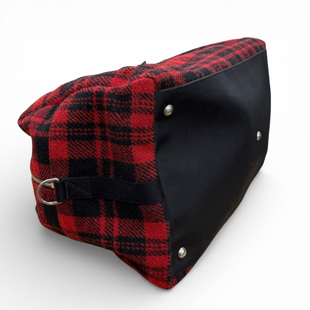 Excellent SAINT LAURENT PARIS Boston bag Red wool Women 594400