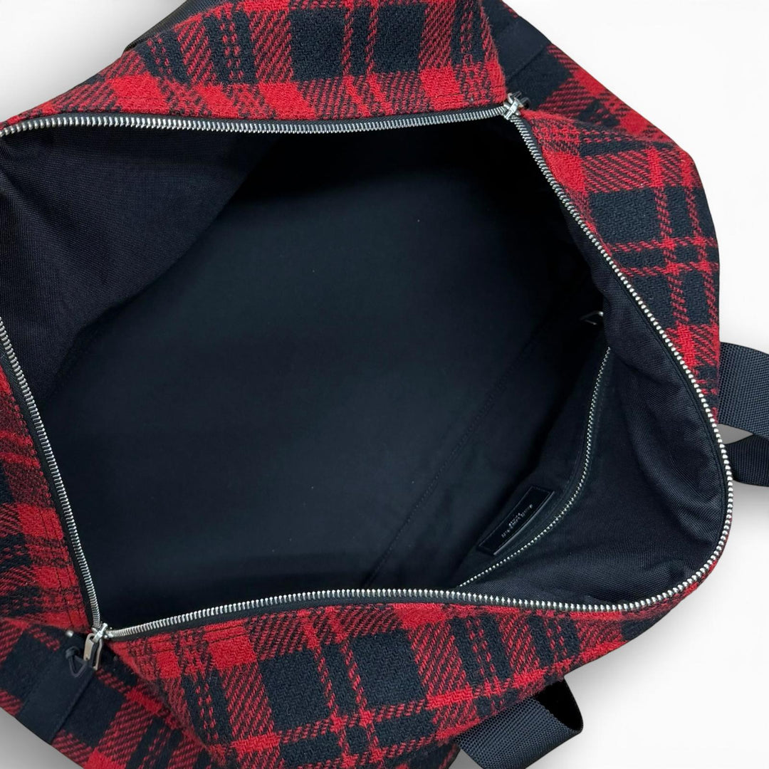 Excellent SAINT LAURENT PARIS Boston bag Red wool Women 594400