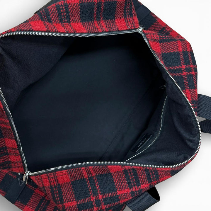 Excellent SAINT LAURENT PARIS Boston bag Red wool Women 594400