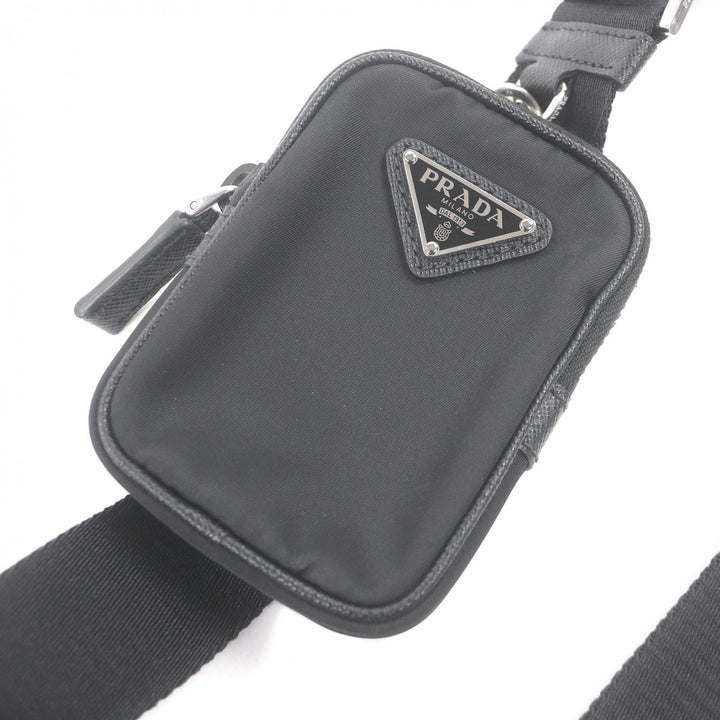 Great PRADA Shoulder Bag Triangle logo Re-Nylon pouch included