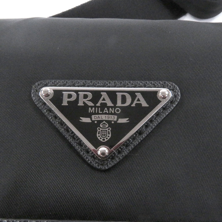 Great PRADA Shoulder Bag Triangle logo Re-Nylon pouch included