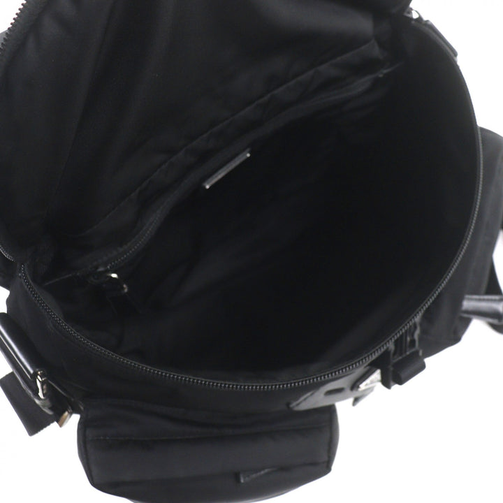 Very Good PRADA Shoulder Bag black Nylon mens 2VD062