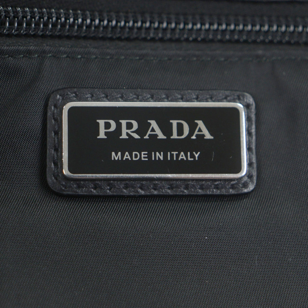 Very Good PRADA Shoulder Bag black Nylon mens 2VD062