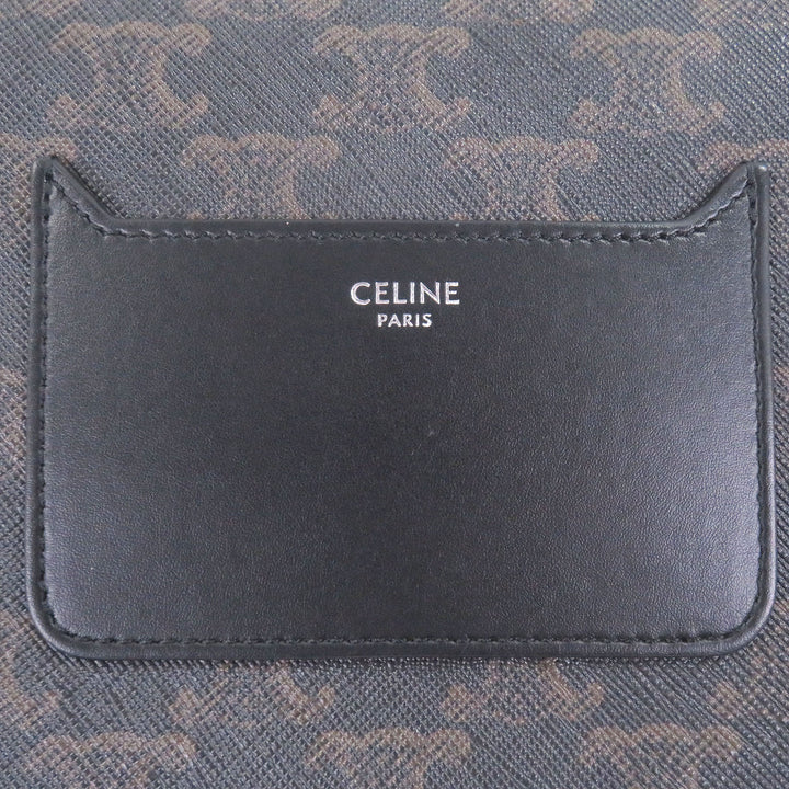 Great CELINE Shoulder Bag Flap Messenger Bag Brown mens 11159