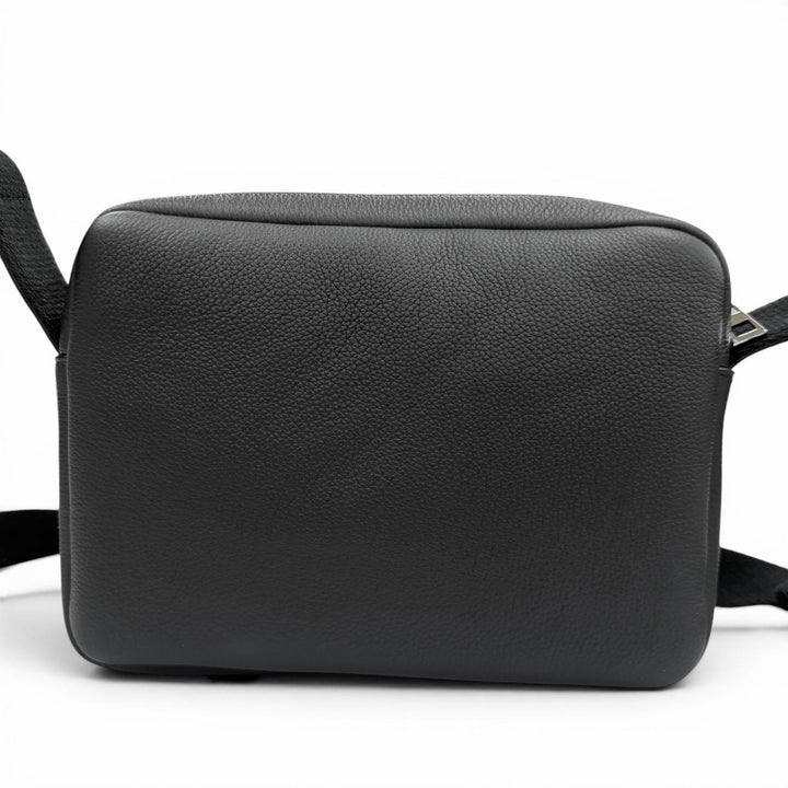 Excellent LOEWE Shoulder Bag black leather mens XS B553A72X22