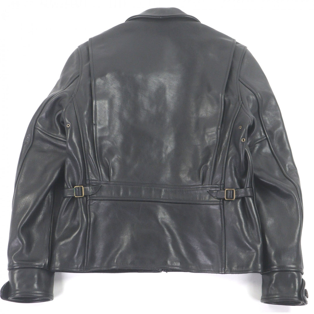 Excellent EIGHT LEATHERS leather jacket EIGHT-G black Horse leather 38 8TK-13