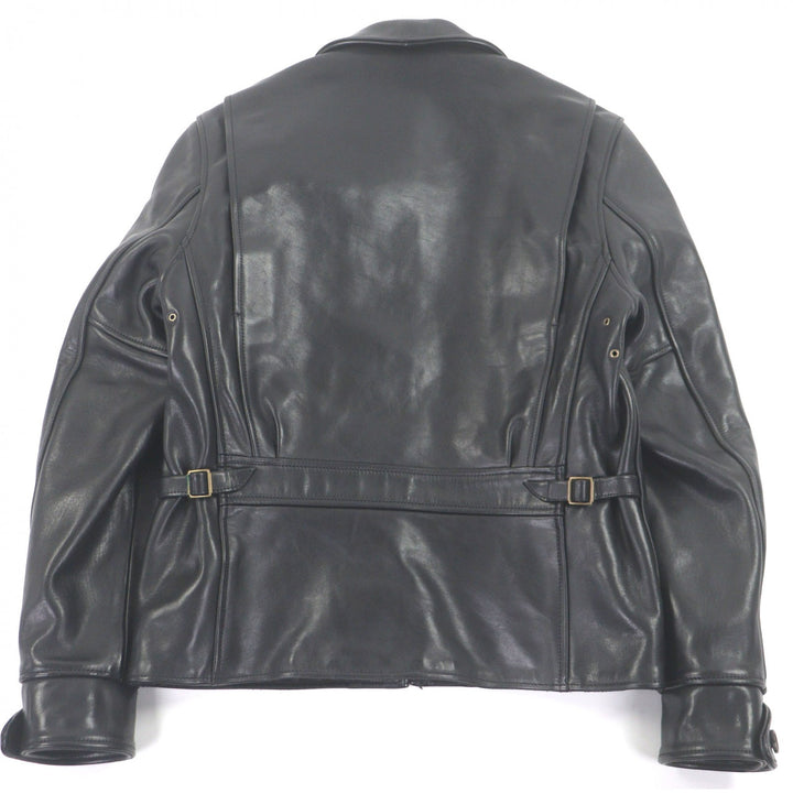 Excellent EIGHT LEATHERS leather jacket EIGHT-G black Horse leather 38 8TK-13