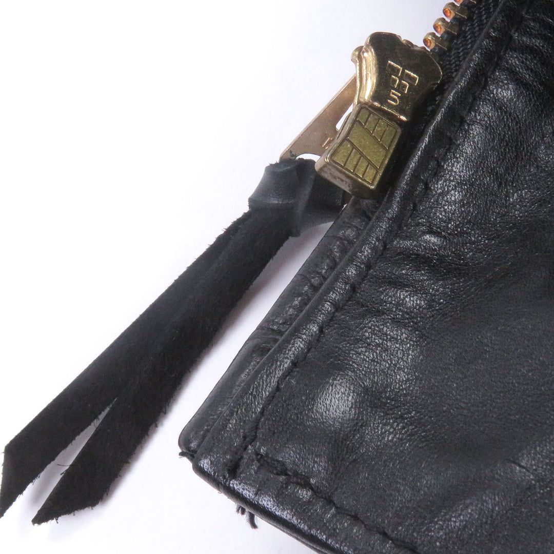 Excellent EIGHT LEATHERS leather jacket EIGHT-G black Horse leather 38 8TK-13