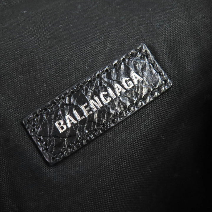 Excellent BALENCIAGA Shoulder Bag Super Busy black leather mens 785297