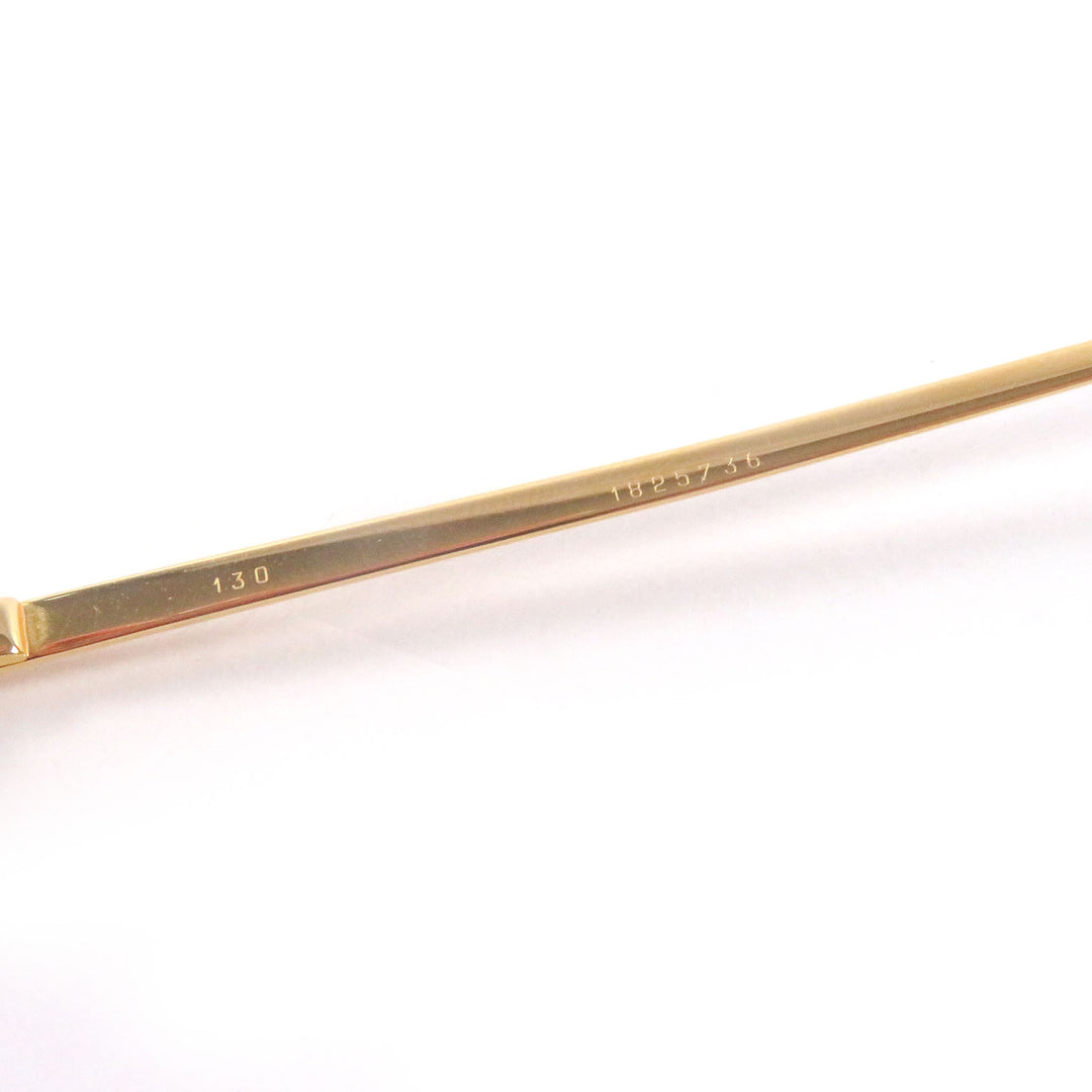Great Cartier sunglasses Oval Rimless Two-Point gold mens