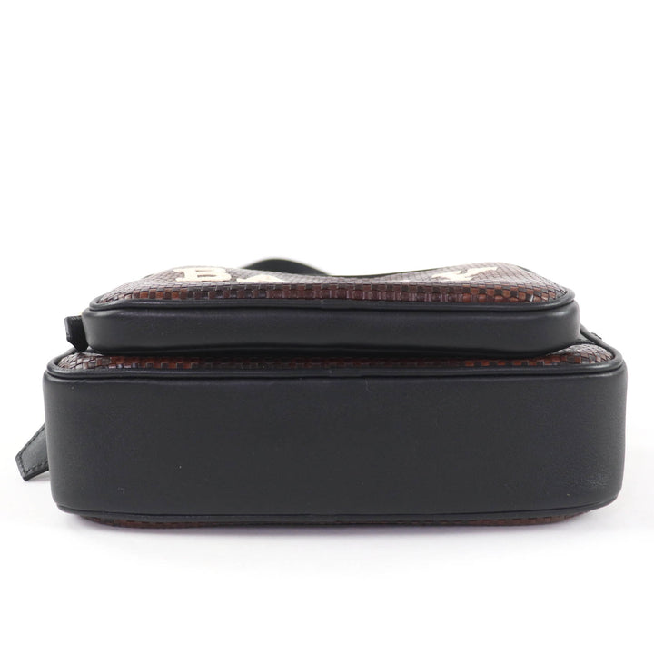 Pristine BALLY Shoulder Bag CHADD.I 3-way leather handbag Brown leather 6300179
