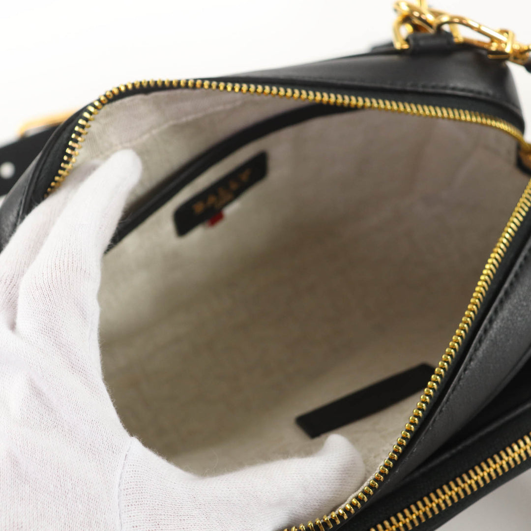 Pristine BALLY Shoulder Bag CHADD.I 3-way leather handbag Brown leather 6300179