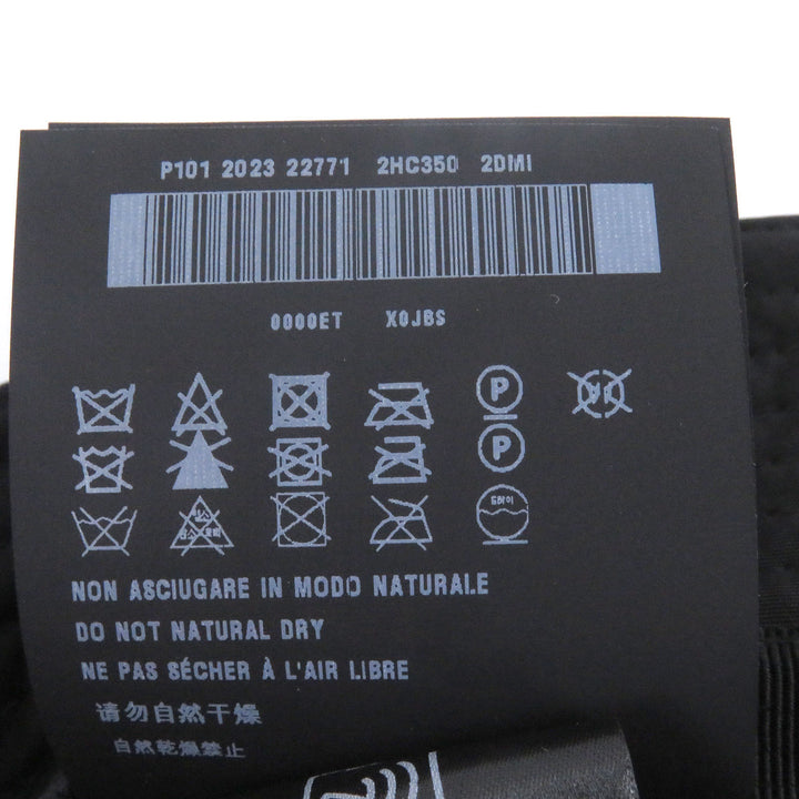 Excellent PRADA hat Re-Nylon Triangle Logo Triangle Plate Bucket black L 2HC350