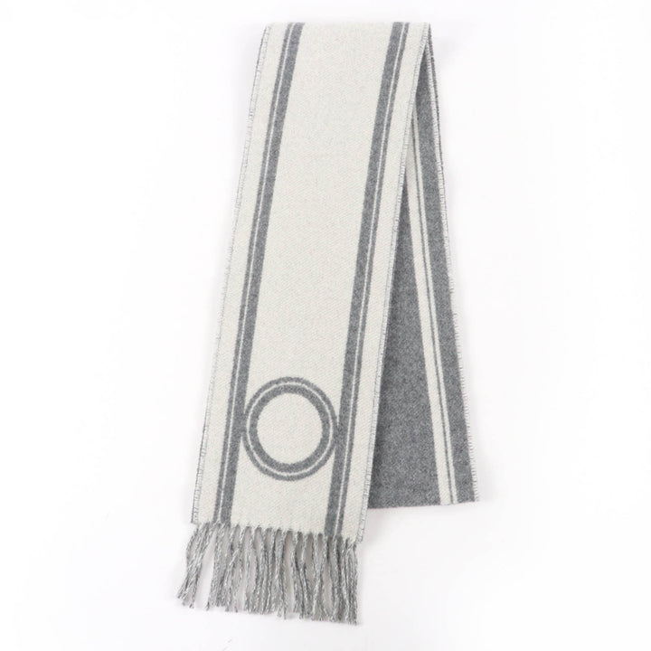 Great HERMES Scarf Bande de Repo cashmere Women