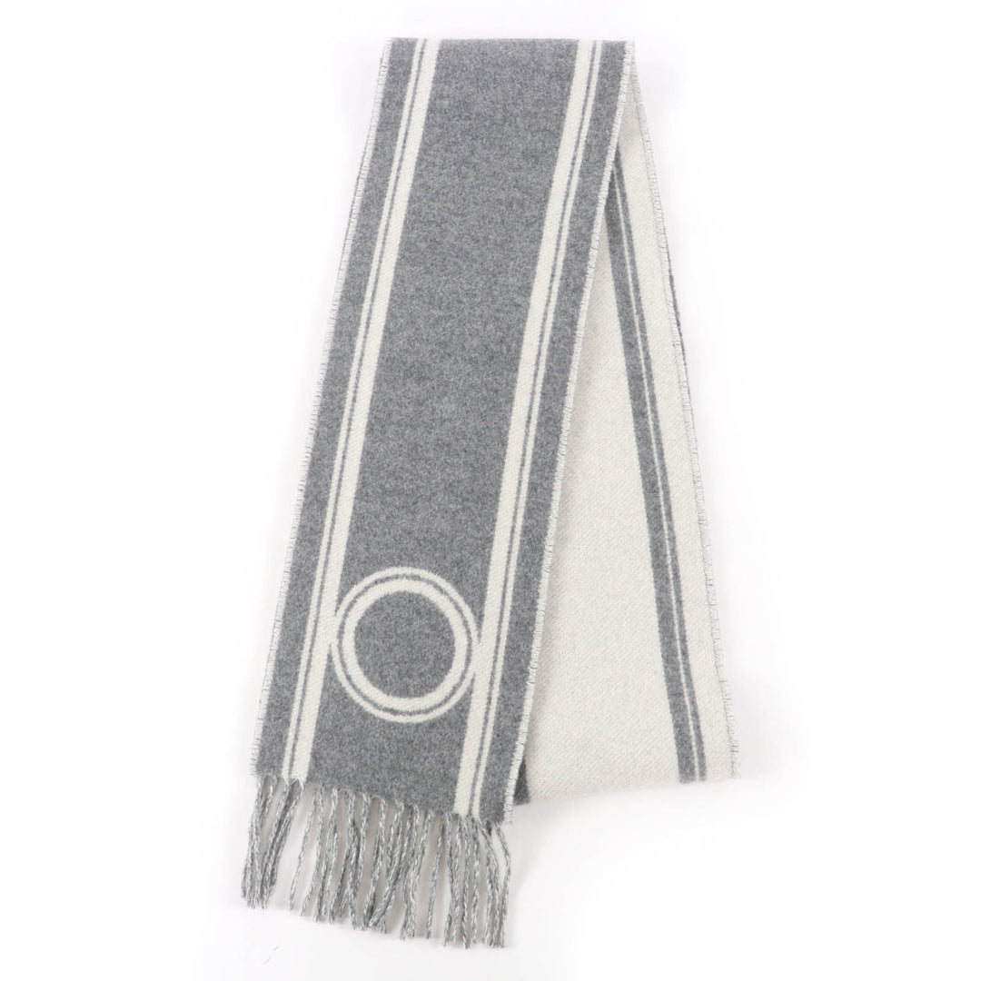 Great HERMES Scarf Bande de Repo cashmere Women