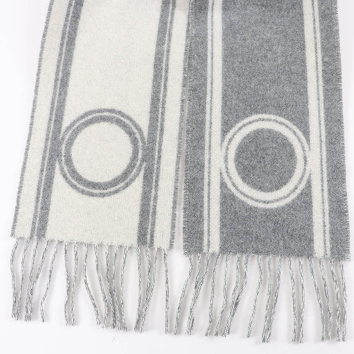 Great HERMES Scarf Bande de Repo cashmere Women