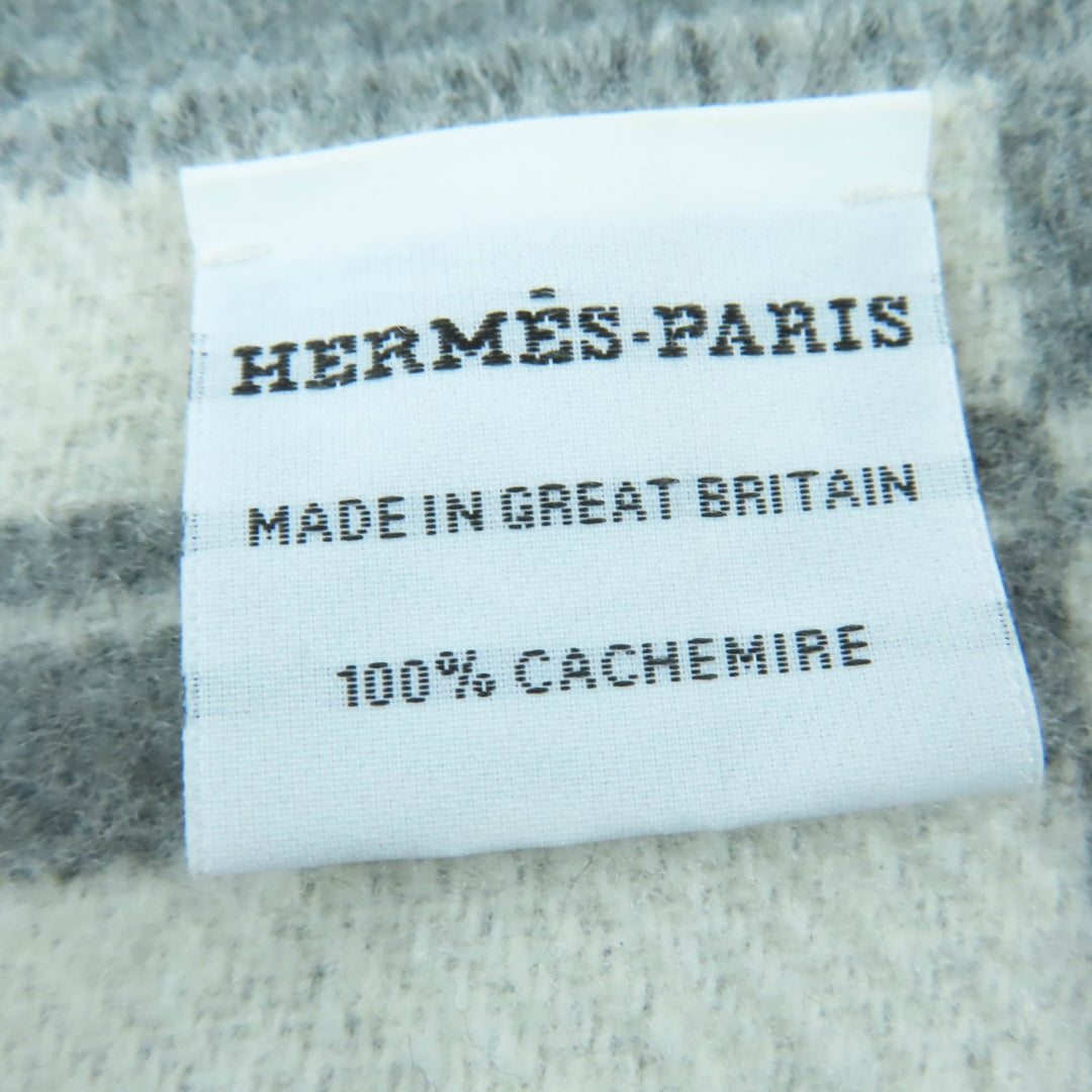 Great HERMES Scarf Bande de Repo cashmere Women