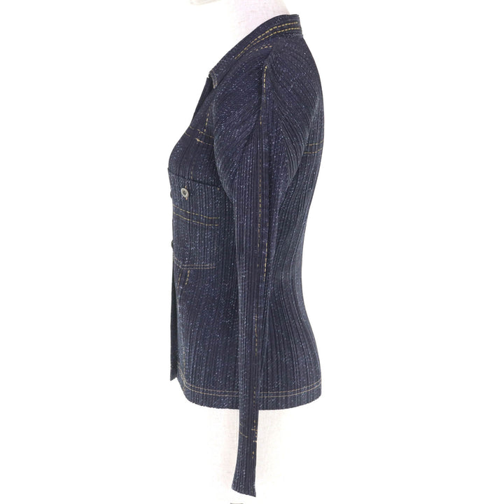 Excellent PLEATS PLEASE Long sleeve shirt polyester Women 3 PP94-JK641