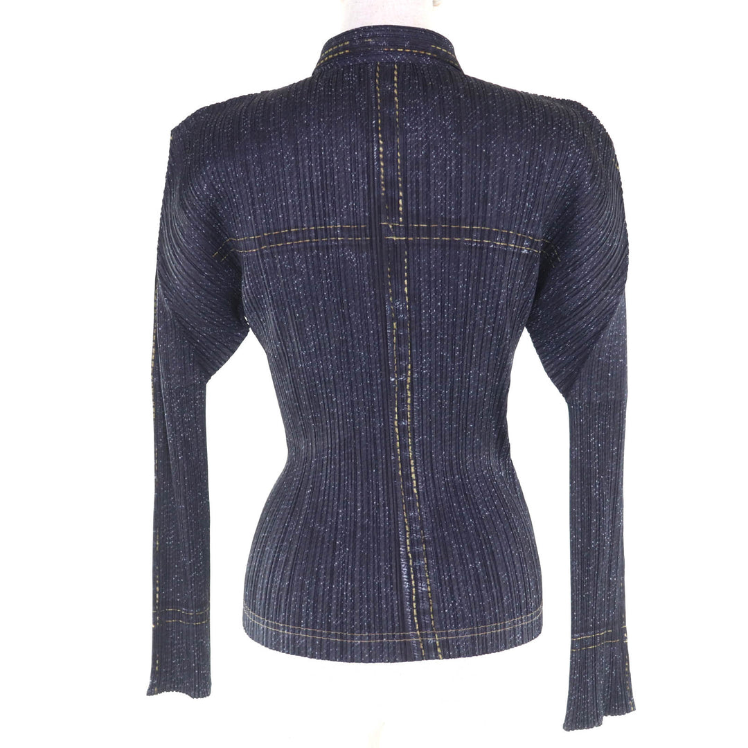 Excellent PLEATS PLEASE Long sleeve shirt polyester Women 3 PP94-JK641