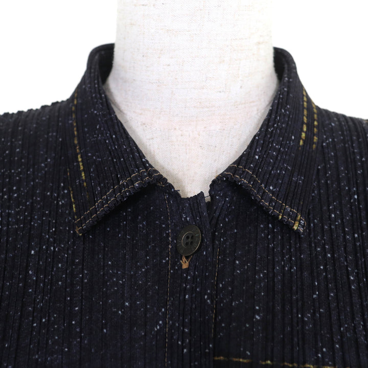 Excellent PLEATS PLEASE Long sleeve shirt polyester Women 3 PP94-JK641