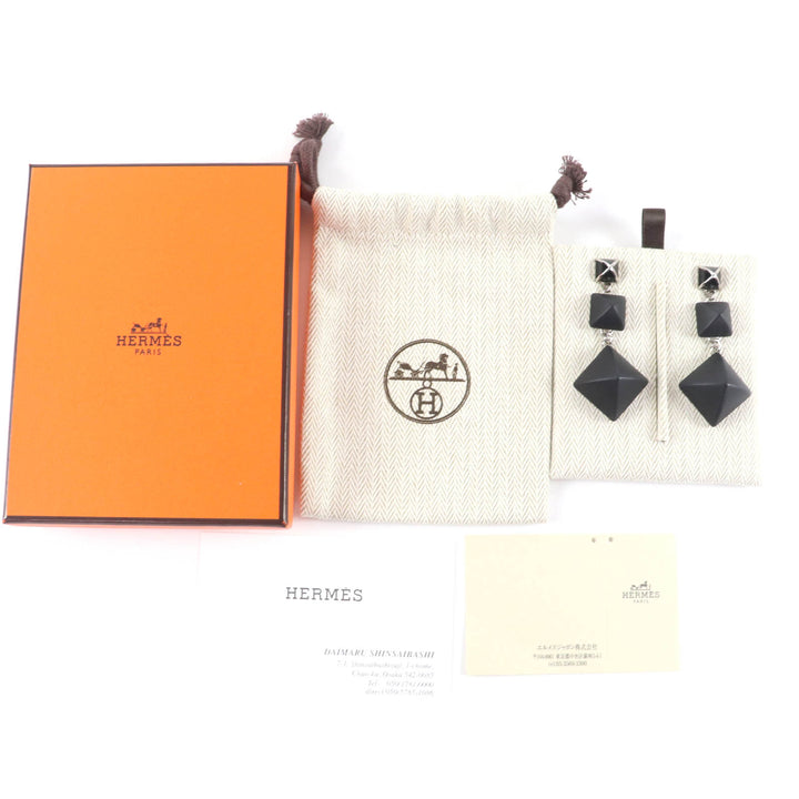 Pristine HERMES Pierce Medor Gaine GM black Swift Women