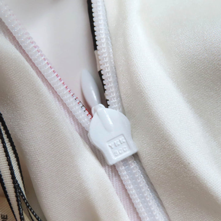 Pristine HERMES Mini skirt JUNGLE LOVE white silk Women 34 3E0305D3