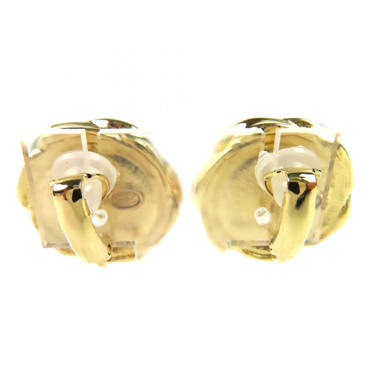 Great CHANEL Earring gold Women A22A