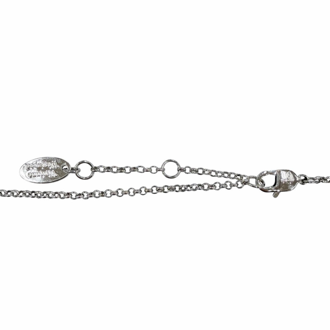 Excellent Vivienne Westwood Necklace Small Orb Necklace Silver Women