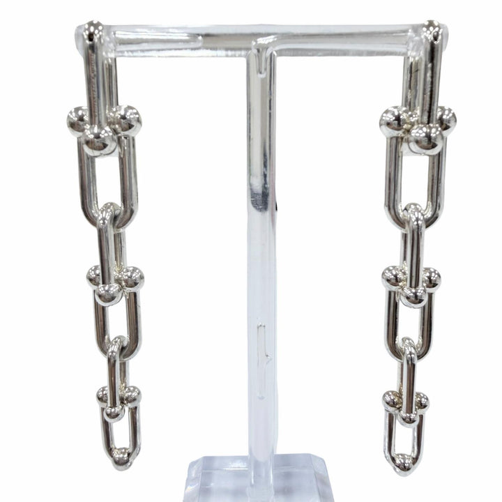 Excellent TIFFANY&Co. Pierce Graduated Link Pierce Silver AG925 Women
