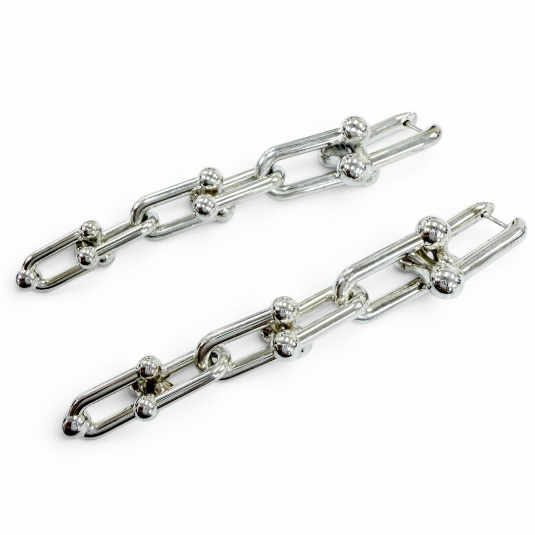 Excellent TIFFANY&Co. Pierce Graduated Link Pierce Silver AG925 Women