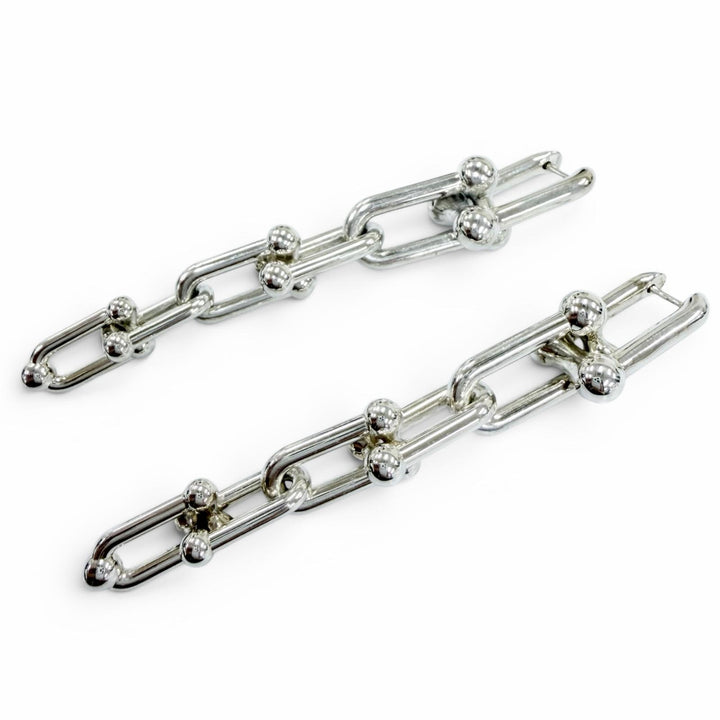 Excellent TIFFANY&Co. Pierce Graduated Link Pierce Silver AG925 Women