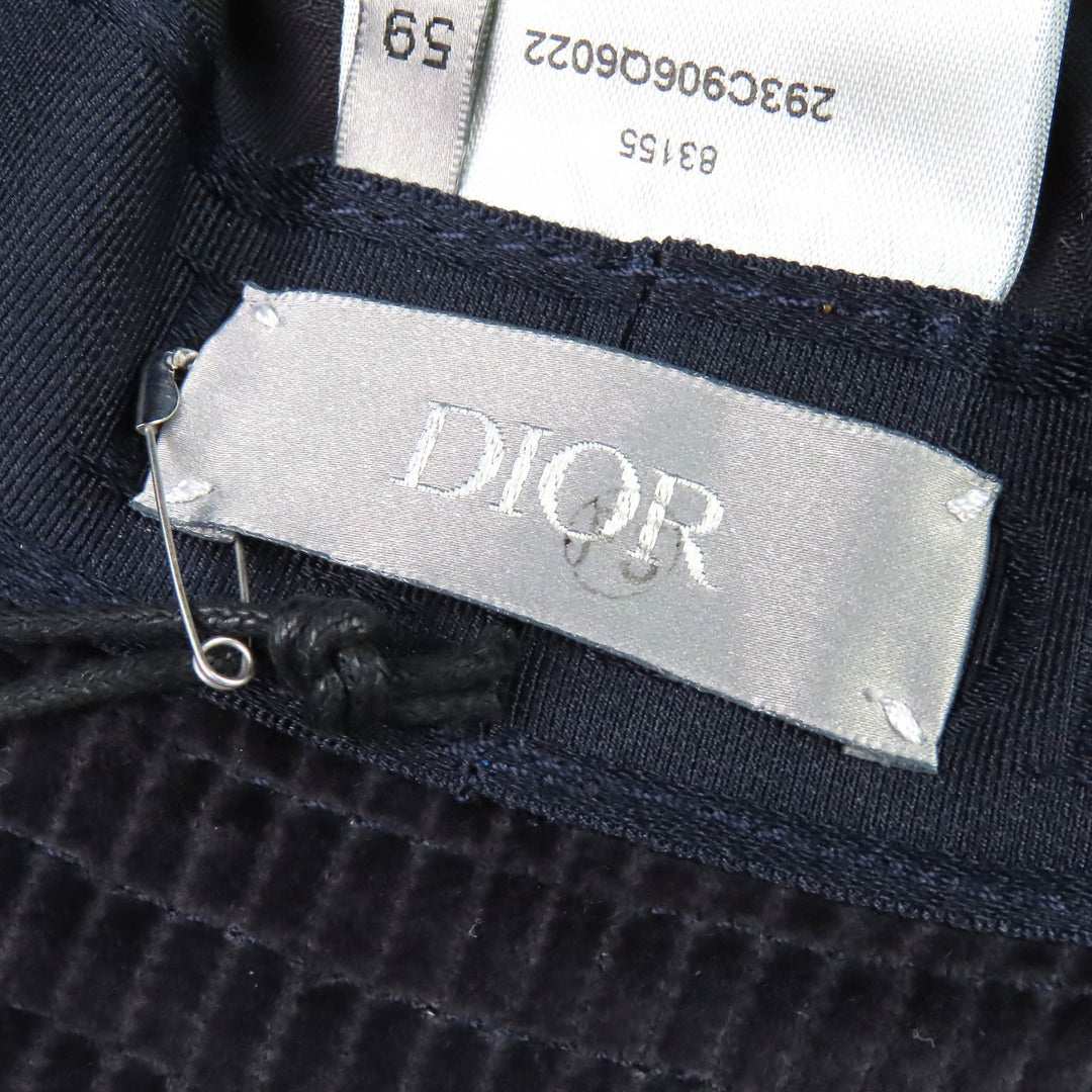 Pristine DIOR Diamond CD logo oblique lining corduroy bucket hat 293C906Q6022