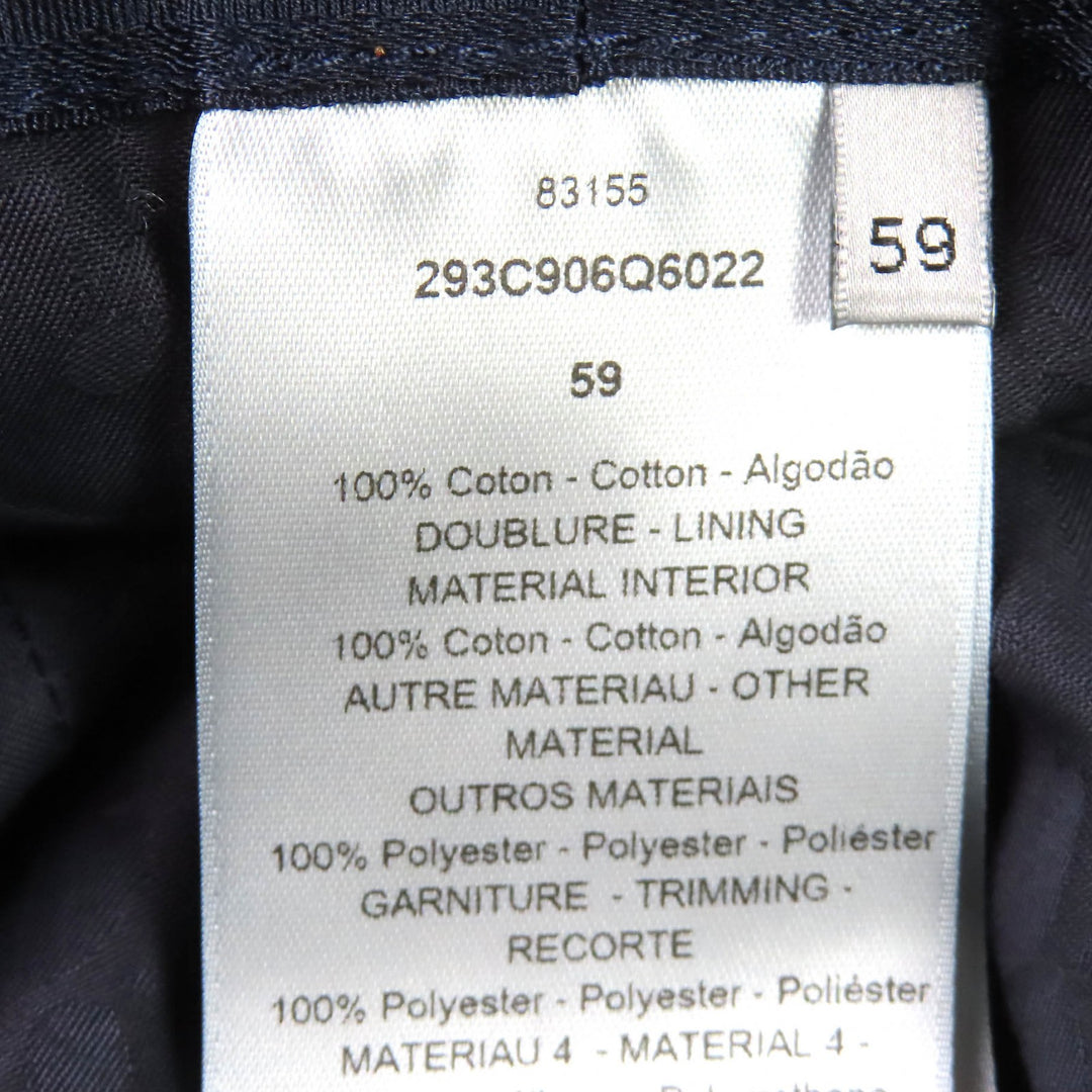 Pristine DIOR Diamond CD logo oblique lining corduroy bucket hat 293C906Q6022