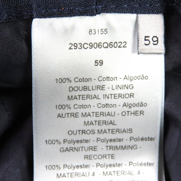 Pristine DIOR Diamond CD logo oblique lining corduroy bucket hat 293C906Q6022