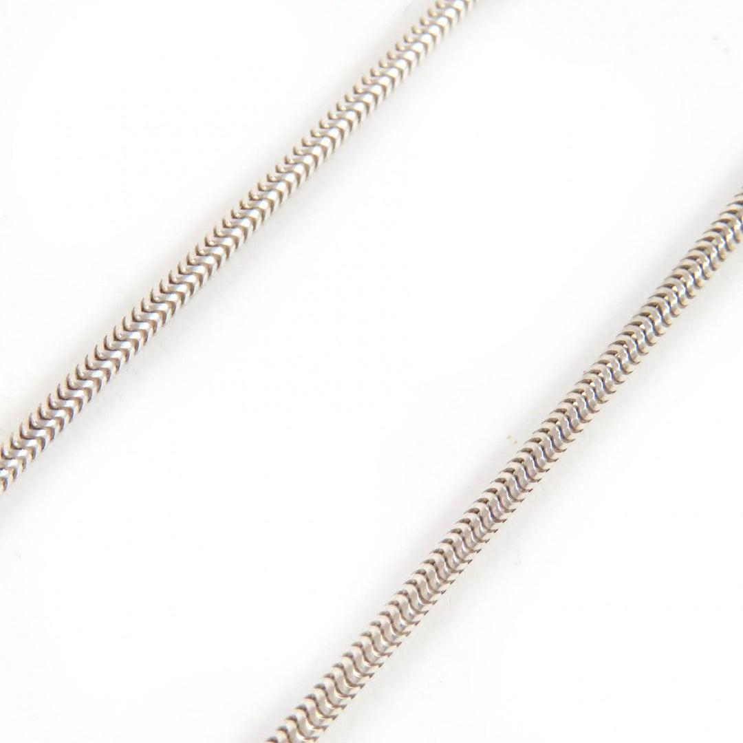 Excellent TIFFANY&Co. Necklace Lariat Necklace Snake Bone Rare Silver SV925