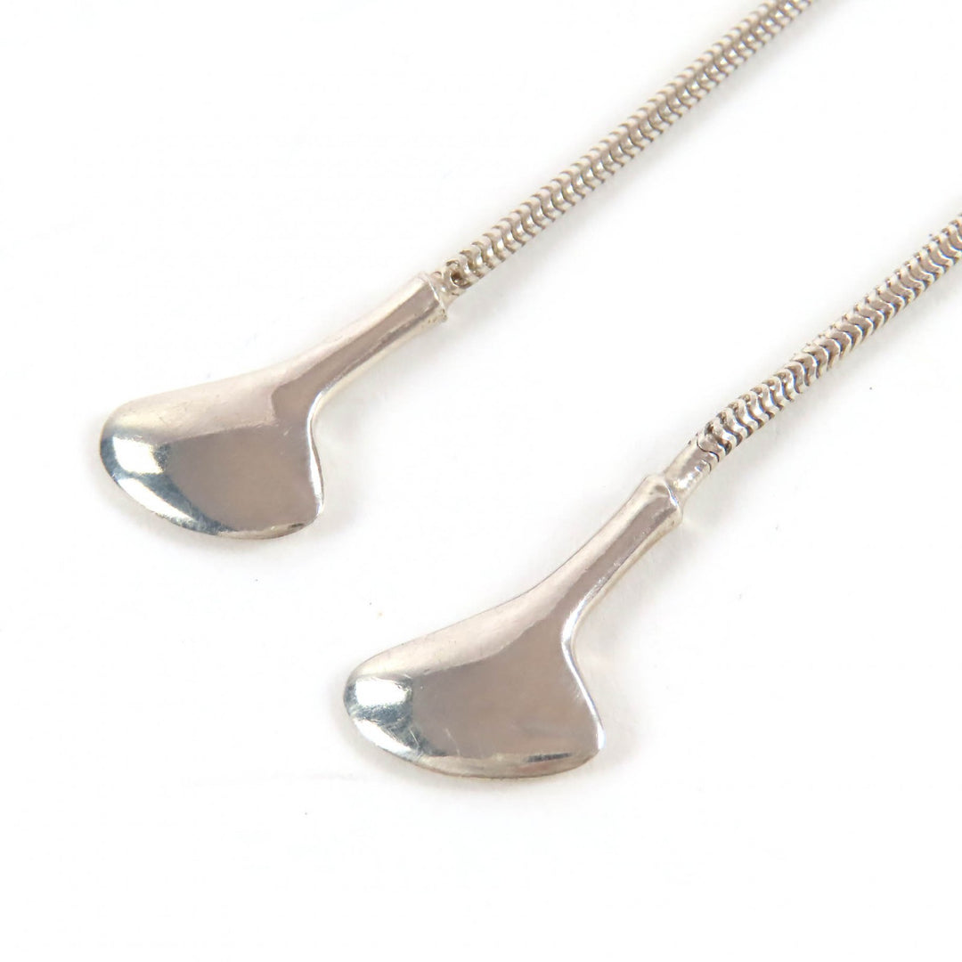Excellent TIFFANY&Co. Necklace Lariat Necklace Snake Bone Rare Silver SV925