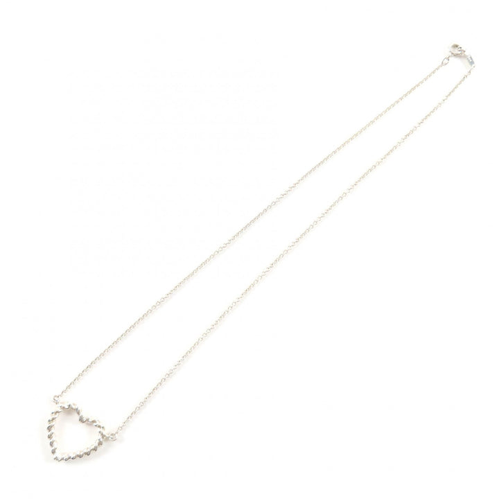 Excellent TIFFANY&Co. Necklace Heart Twist Silver 925 Women