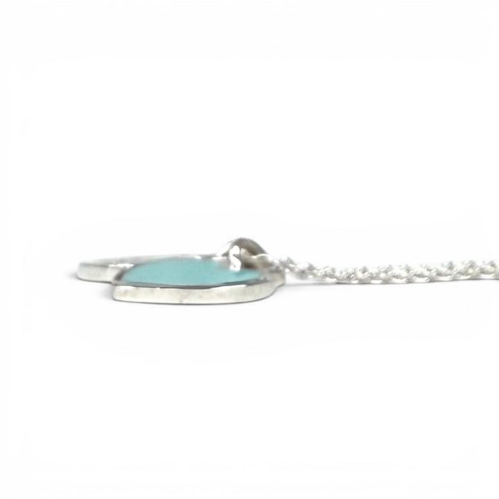 Great TIFFANY&Co. Necklace TIFFANY&Co. Blue Double Heart Tag Pendant blue AG925