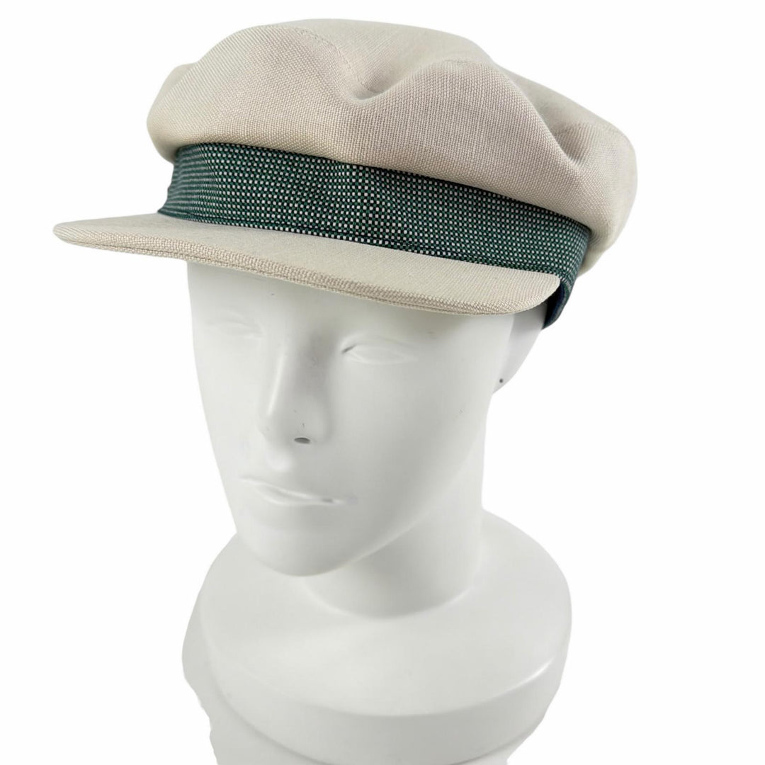 Great HERMES Casquette Kaval Pop Ivory Hemp Women