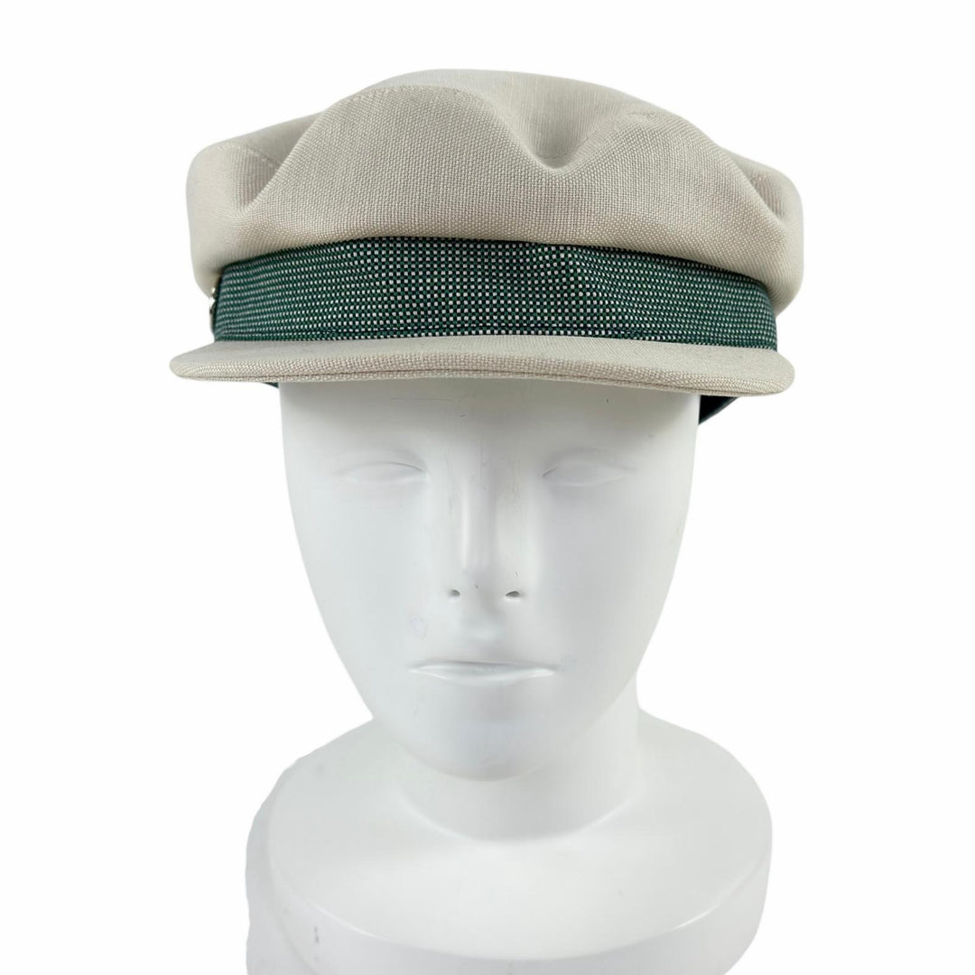 Great HERMES Casquette Kaval Pop Ivory Hemp Women