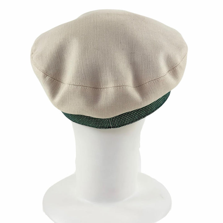 Great HERMES Casquette Kaval Pop Ivory Hemp Women