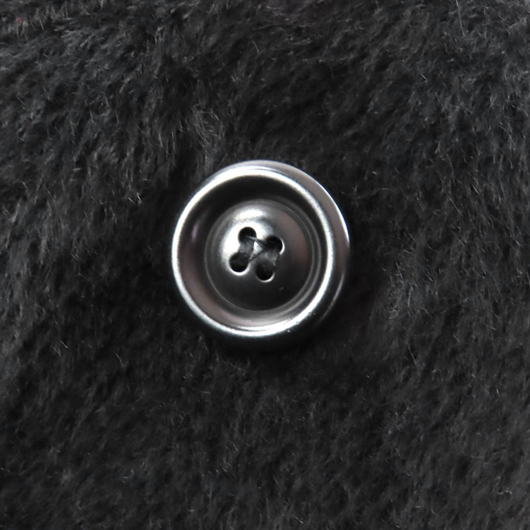 Excellent Max Mara coat Long Belt Wrap Coat black alpaca Women 40