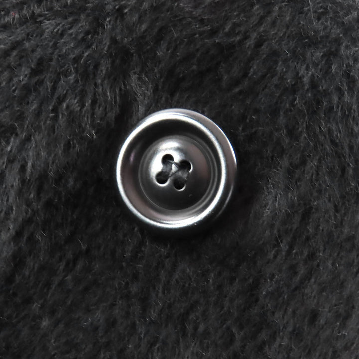 Excellent Max Mara coat Long Belt Wrap Coat black alpaca Women 40