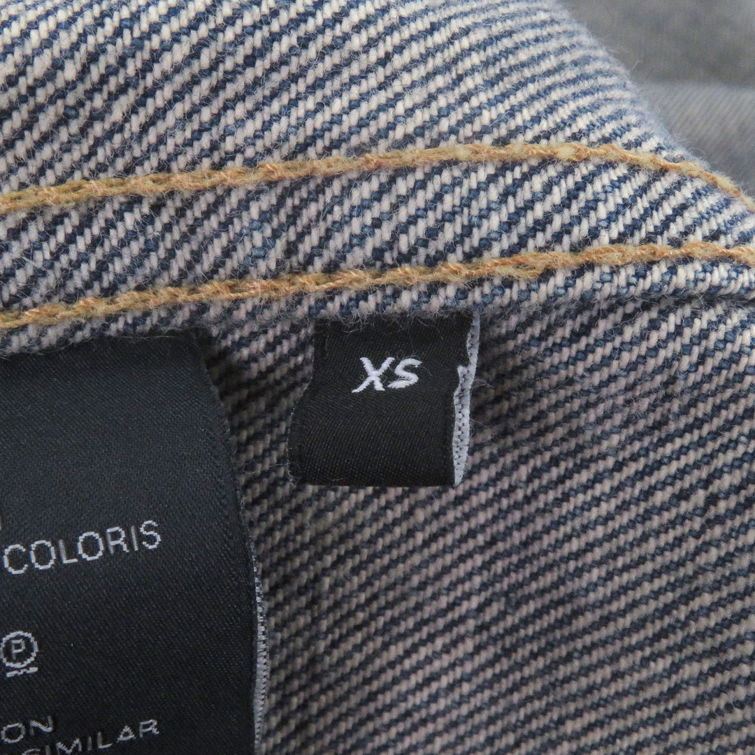 Excellent CELINE Denim Jacket Triomphe gold button vintage trucker jacket