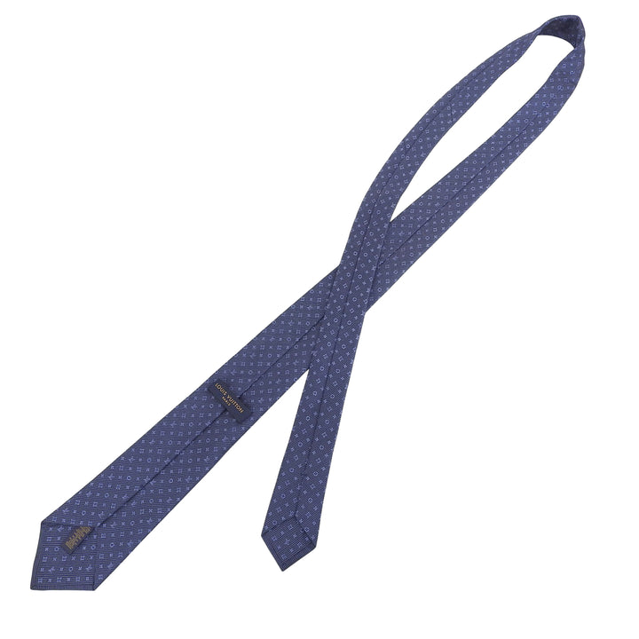 Excellent LOUIS VUITTON tie Cravat Monogram Classic silk mens M70953