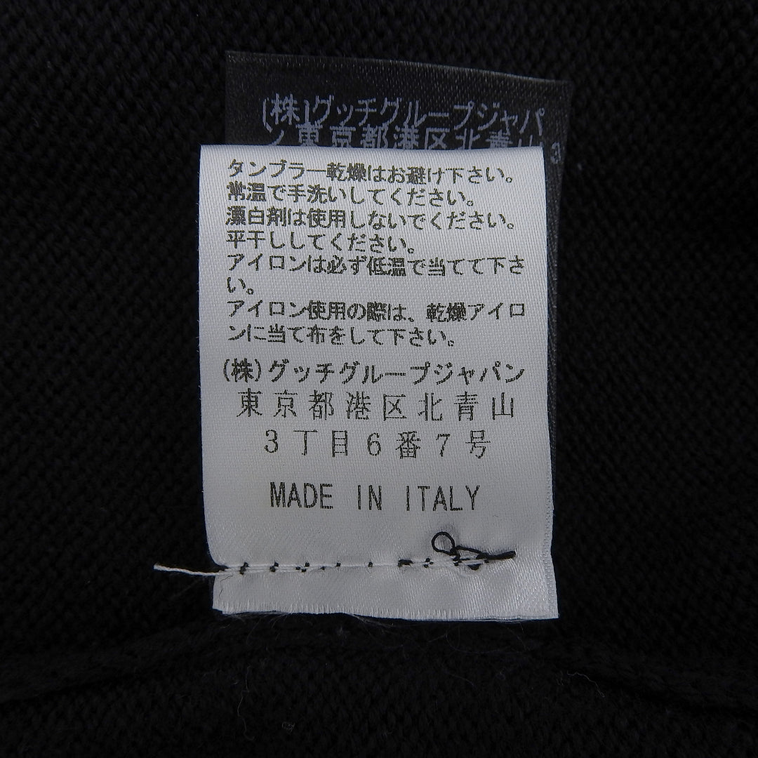 Excellent GUCCI knit black wool mens S