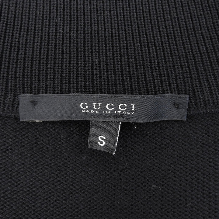 Excellent GUCCI knit black wool mens S