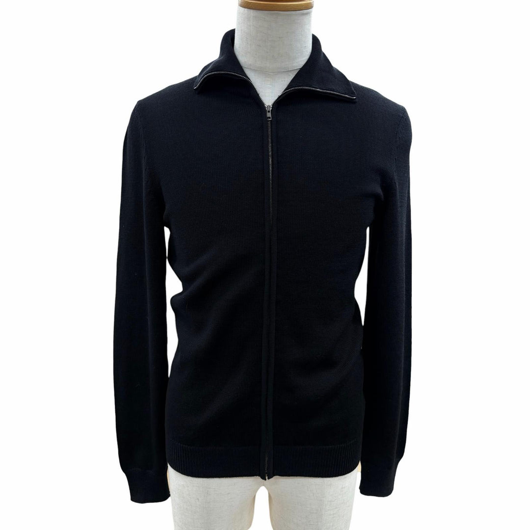 Excellent GUCCI knit black wool mens S