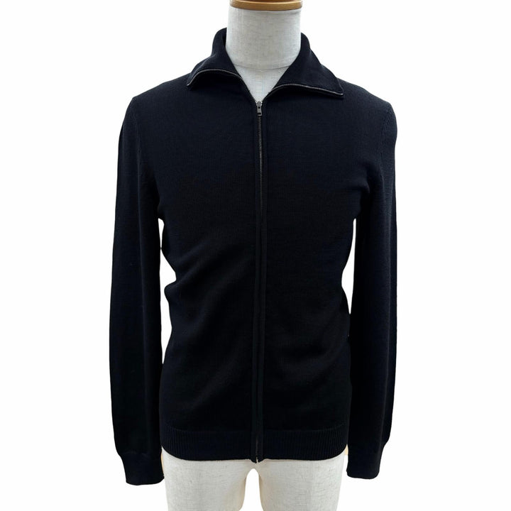 Excellent GUCCI knit black wool mens S
