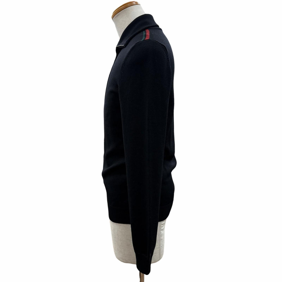 Excellent GUCCI knit black wool mens S